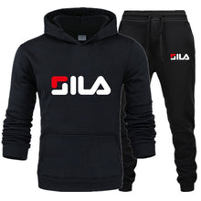 Load image into Gallery viewer, Fila Baskılı Erkek Spor Set-Füme