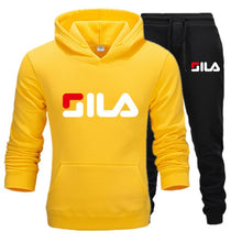 Load image into Gallery viewer, Fila Baskılı Erkek Spor Set-Füme