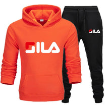 Load image into Gallery viewer, Fila Baskılı Erkek Spor Set-Füme