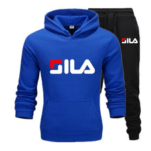 Load image into Gallery viewer, Fila Baskılı Erkek Spor Set-Füme