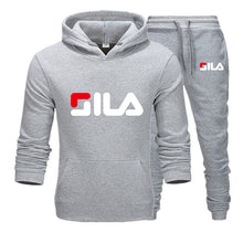 Load image into Gallery viewer, Fila Baskılı Erkek Spor Set-Füme