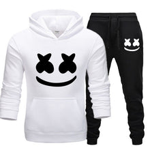 Load image into Gallery viewer, Marshmello Face Baskılı Erkek Spor Set-Siyah
