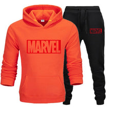 Load image into Gallery viewer, MARVEL Baskılı Erkek Spor Set-Siyah