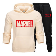 Load image into Gallery viewer, MARVEL Baskılı Erkek Spor Set-Siyah