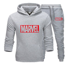 Load image into Gallery viewer, MARVEL Baskılı Erkek Spor Set-Siyah